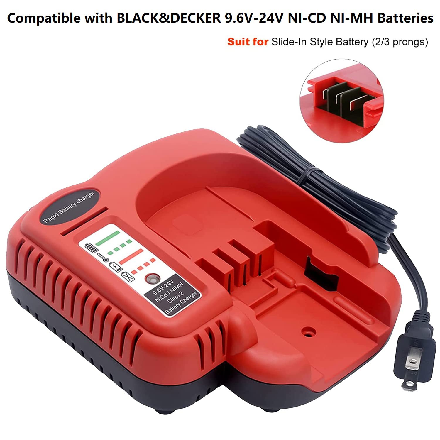 Gonocop BDFC240 wide compatibility with Black & Decker packs including HPB series.