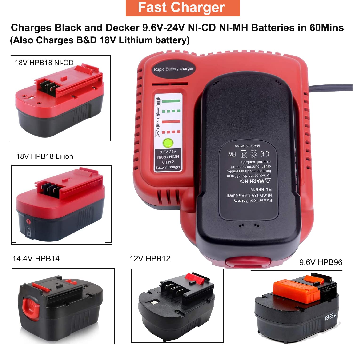 Gonocop BDFC240 universal voltage input supports worldwide outlets during travel.