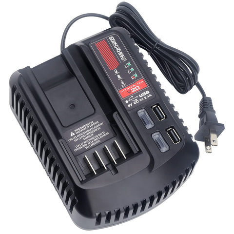 Gonocop CMCB104 V20 charger with USB ports for on-site charging
