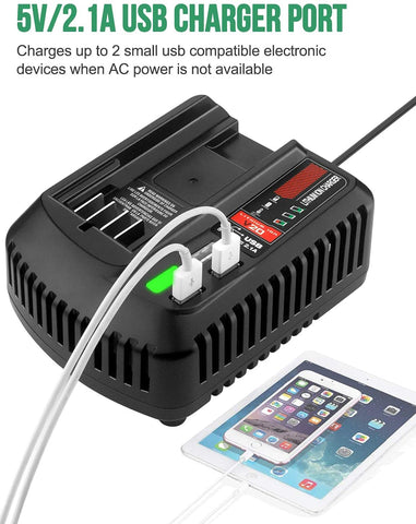 Gonocop CMCB104 V20 charger with durable build for frequent use
