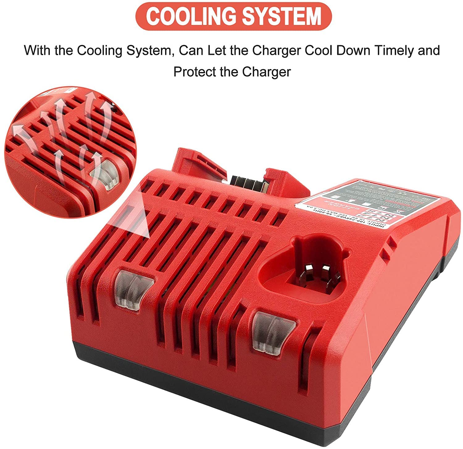 Gonocop compatible with multiple 12V and 18V MIL batteries