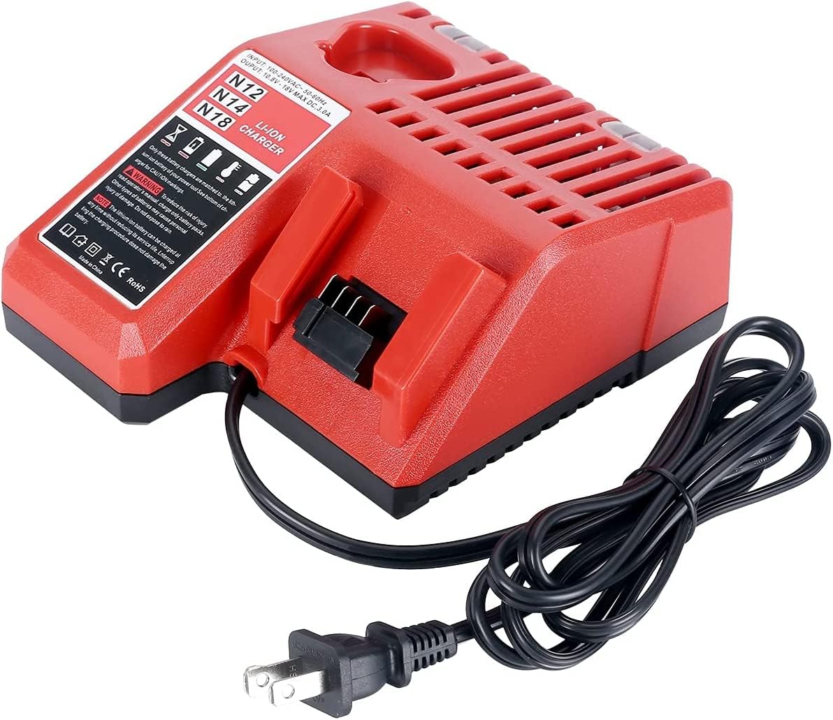 Gonocop rapid charger front view for 12V-18V Li-ion batteries with fast charging possibility