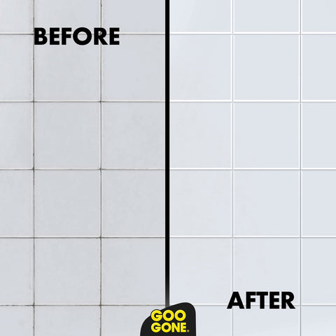 Goo Gone grout cleaner safe for ceramic and porcelain surfaces