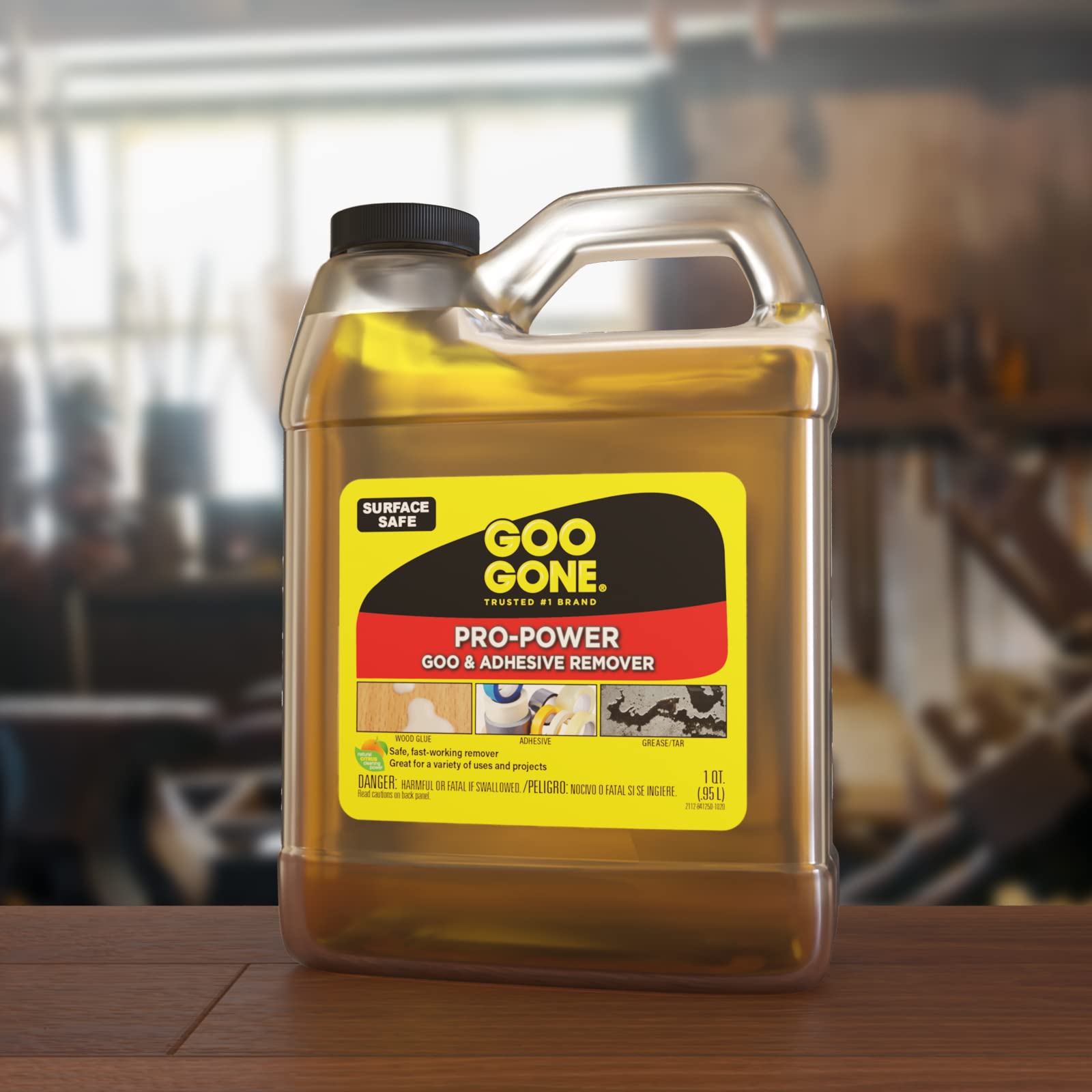 Goo Gone Pro-Power multi-surface cleaner suitable for porcelain, glass, metal