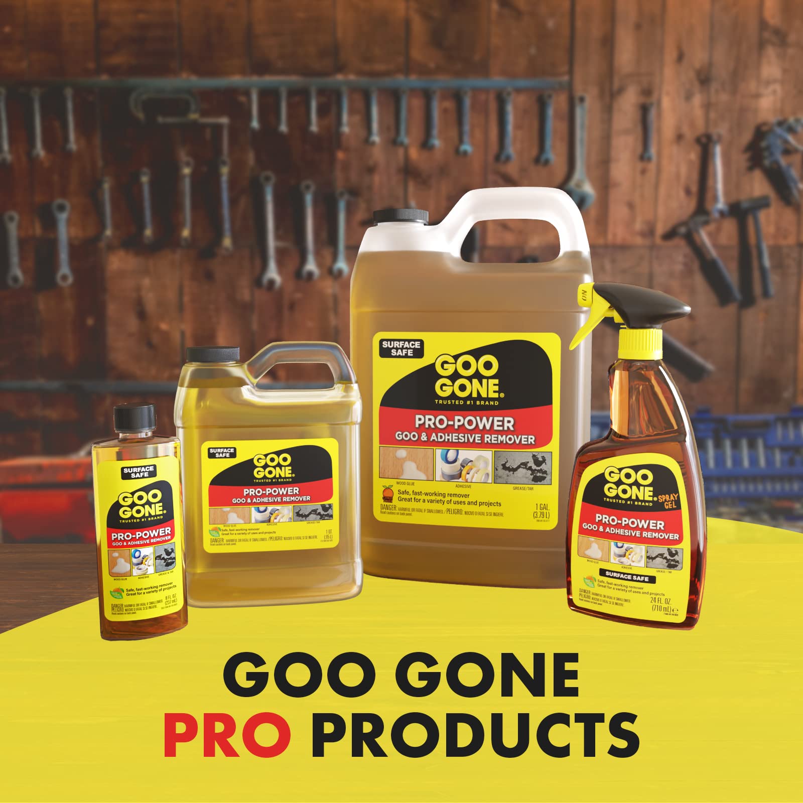 Goo Gone Pro-Power Spray Gel tackles tree sap, ink, tar, and wax