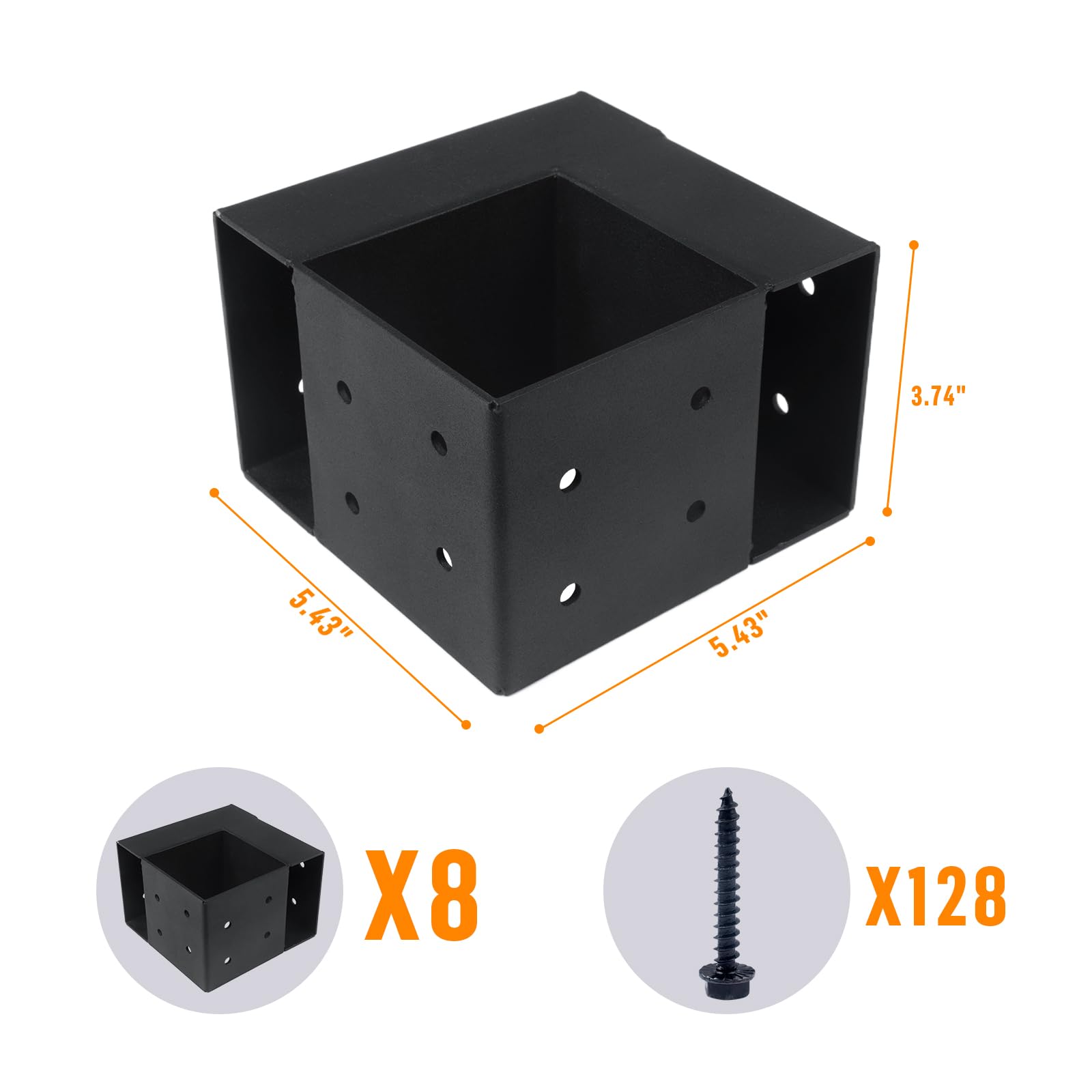 GOOCORREC pre-drilled holes enable quick, precise installation.
