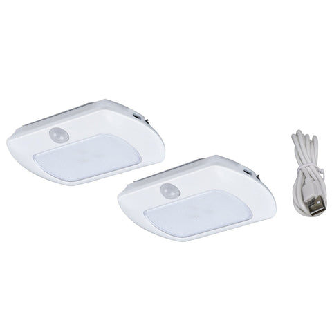 Good Earth Lighting puck light auto mode activates with motion for energy-efficient lighting