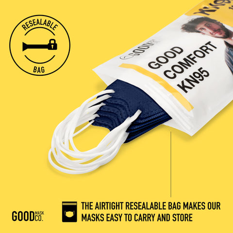 Good Mask Co. Good Comfort Kids on-the-go mask for field trips and travel