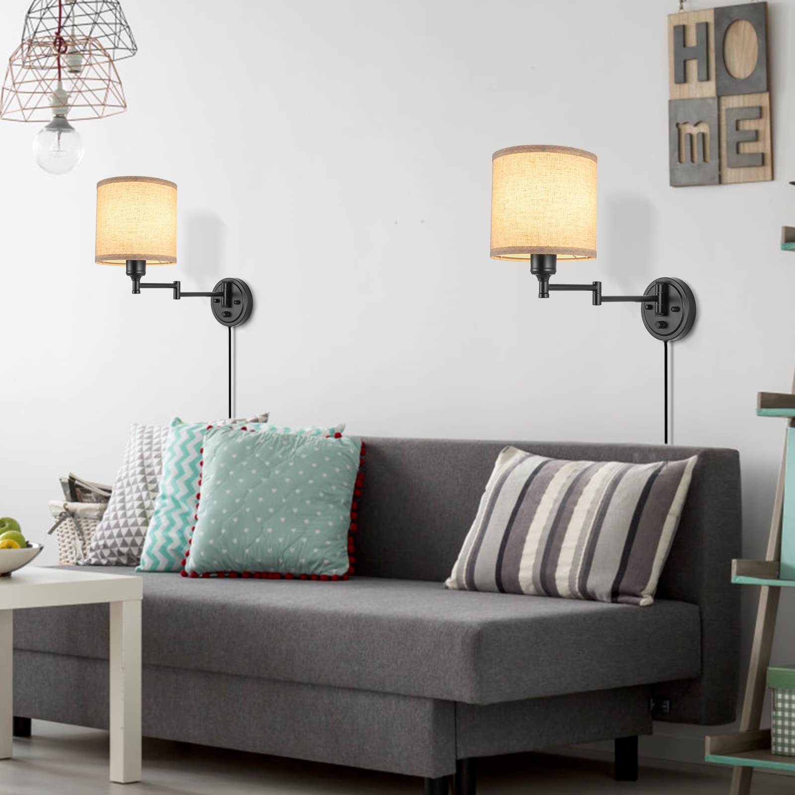 GOODATE ENCOMLI LED bulbs included for easy setup and efficiency