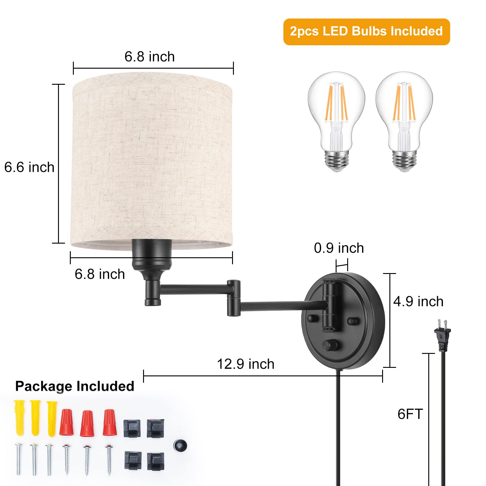 GOODATE ENCOMLI linen shade detail providing soft, diffused illumination
