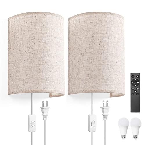 GOODATE two-pack sconces ideal for balanced, symmetrical lighting