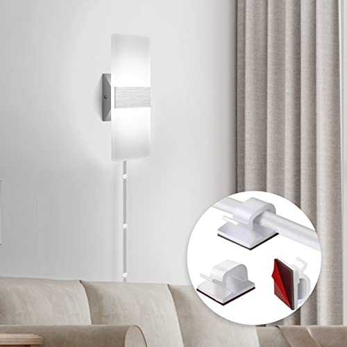 GOODATE two-pack wall sconces create coordinated lighting in living areas.