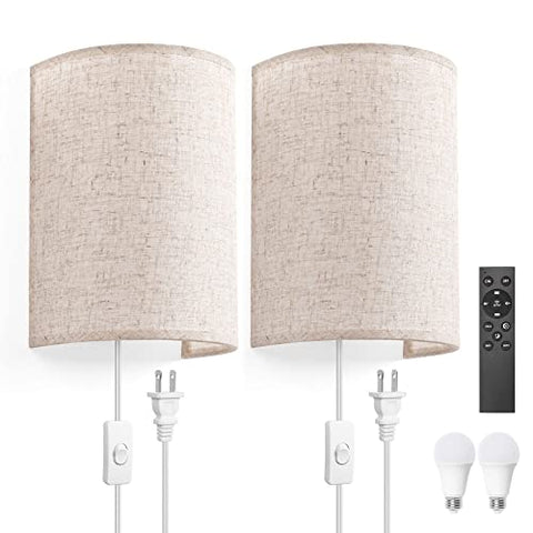 GOODATE two-pack sconces ideal for balanced, symmetrical lighting