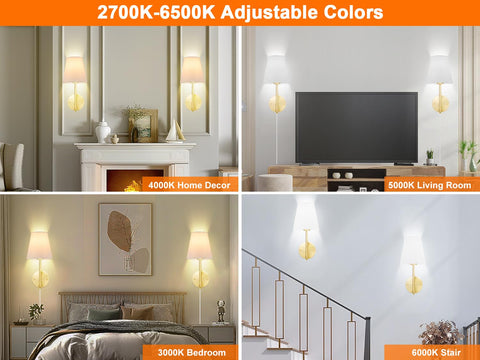 GOODATE versatile two-pack ideal for living rooms, bedrooms, and hallways.