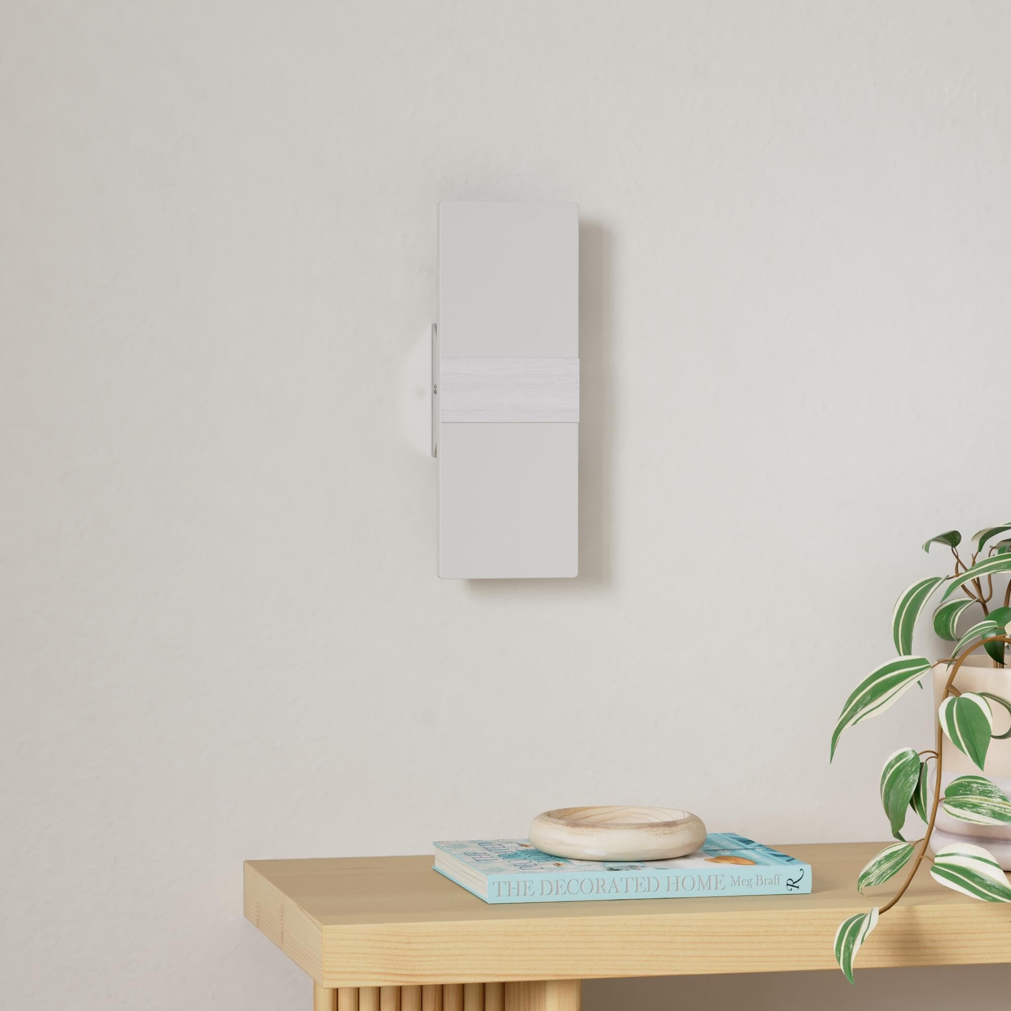 GOODATE wall sconce with remote control and 6ft cord for easy adjustments.