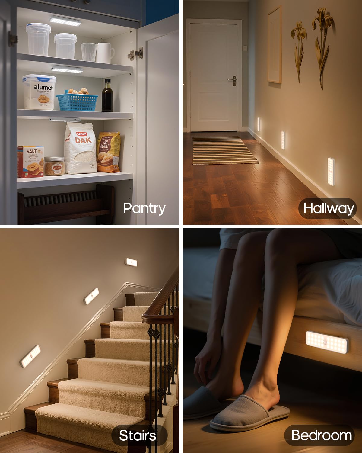 Goodea always-on closet light providing steady illumination for long tasks