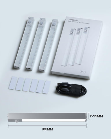 GOODEA drawer-light illuminates narrow drawers for easy finding