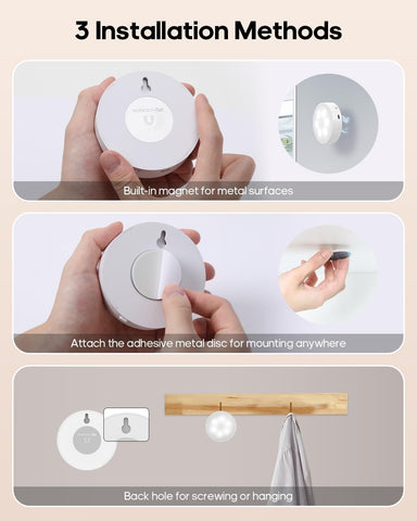 GOODEA.fun puck lights remote control available from a distance