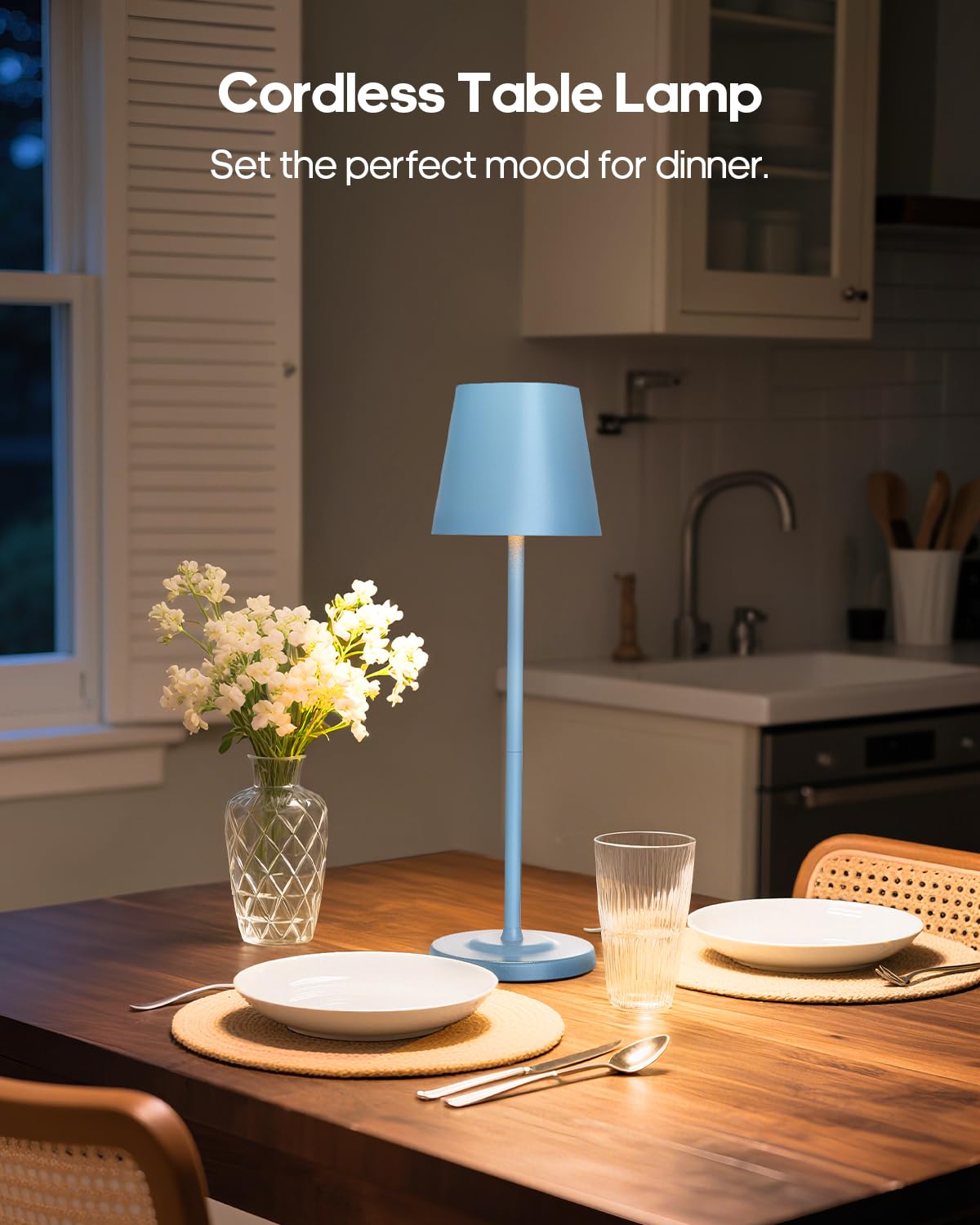 GOODEA LED lamp with 3 color temperatures for warm to cool lighting
