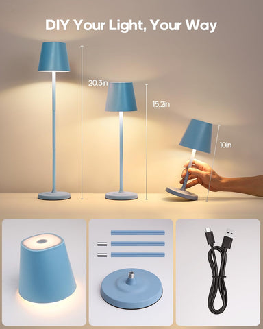 GOODEA lamp featuring USB-C charging and overcharge protection