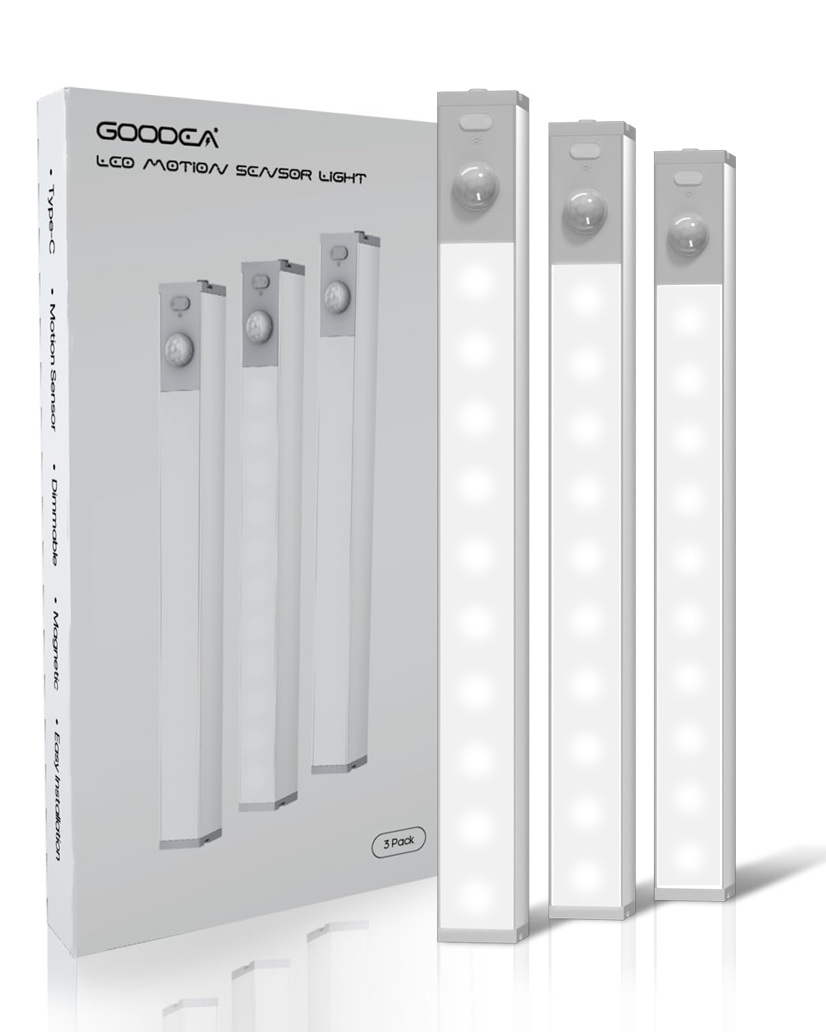 GOODEA LED under-cabinet light 7-inch brightens dark corners with 95LM