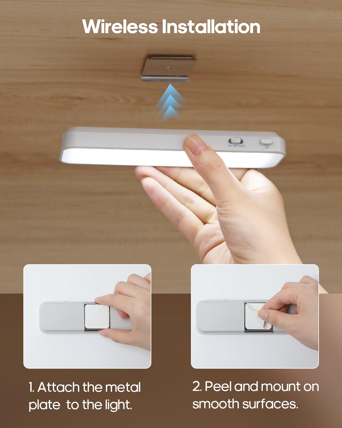 Goodea magnetic installation option adheres firmly to metal surfaces