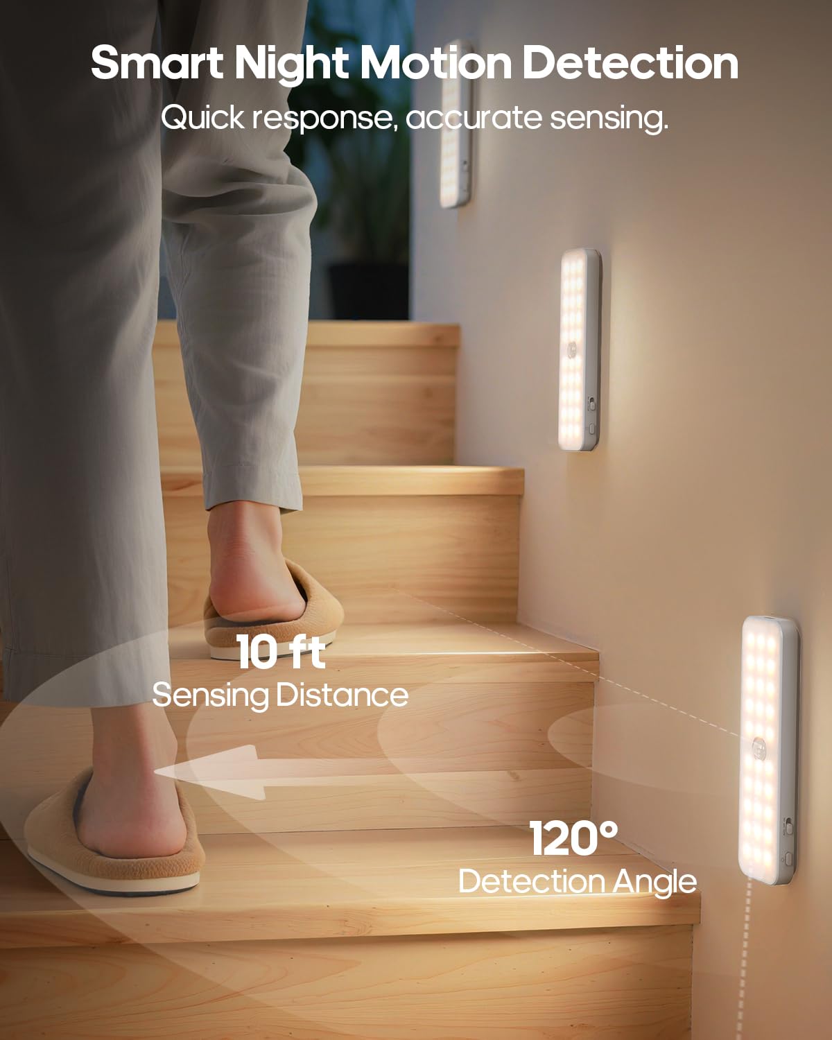 Goodea motion-sensor light detects movement up to 10 ft for hands-free use