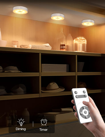 Goodea rechargeable battery puck light with long runtimes and quick recharge.