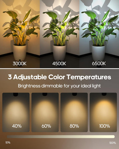 GOODEA indoor spotlight with three color temperatures adapts mood lighting from warm to cool