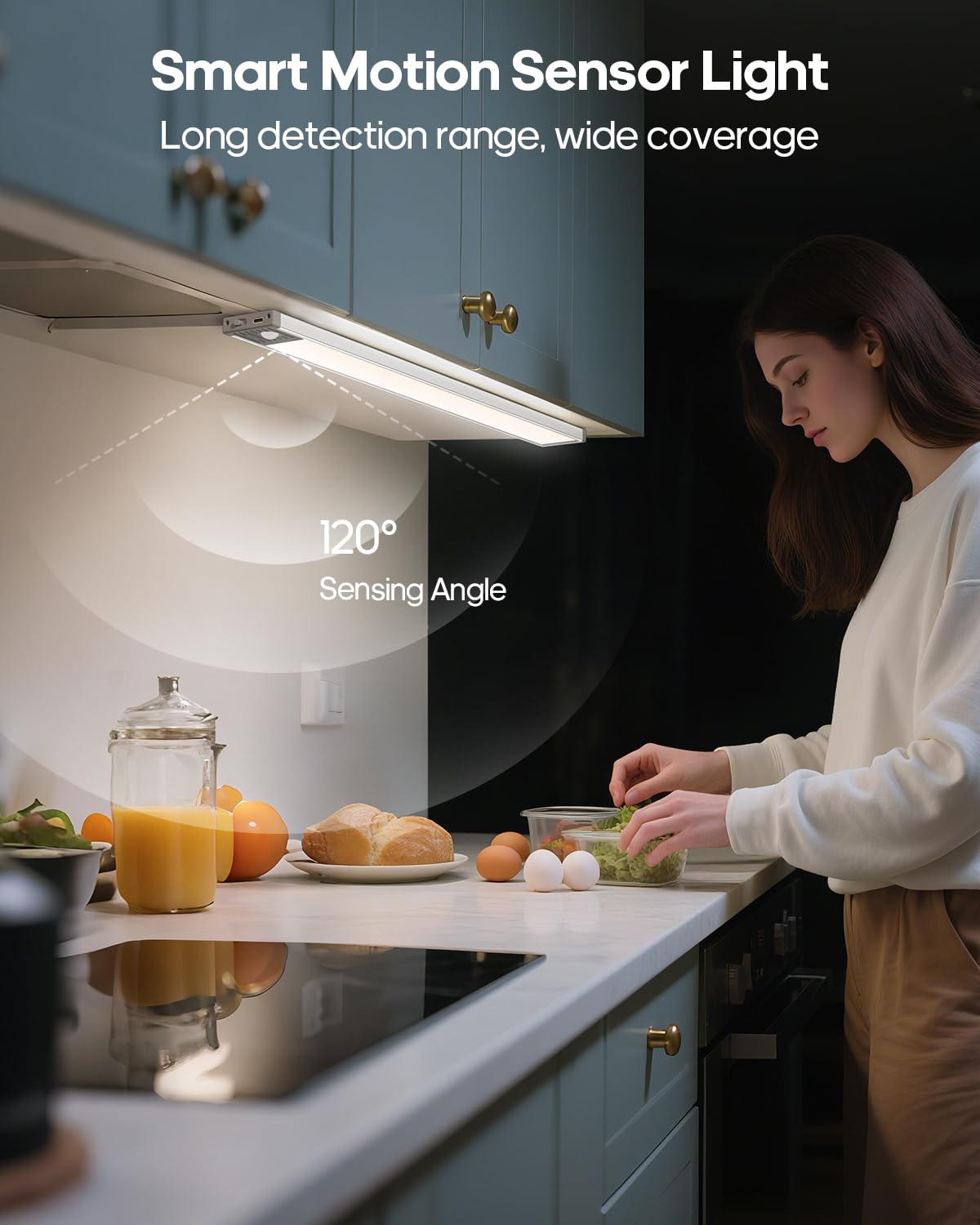 GOODEA stepless dimming provides precise brightness control for any task.
