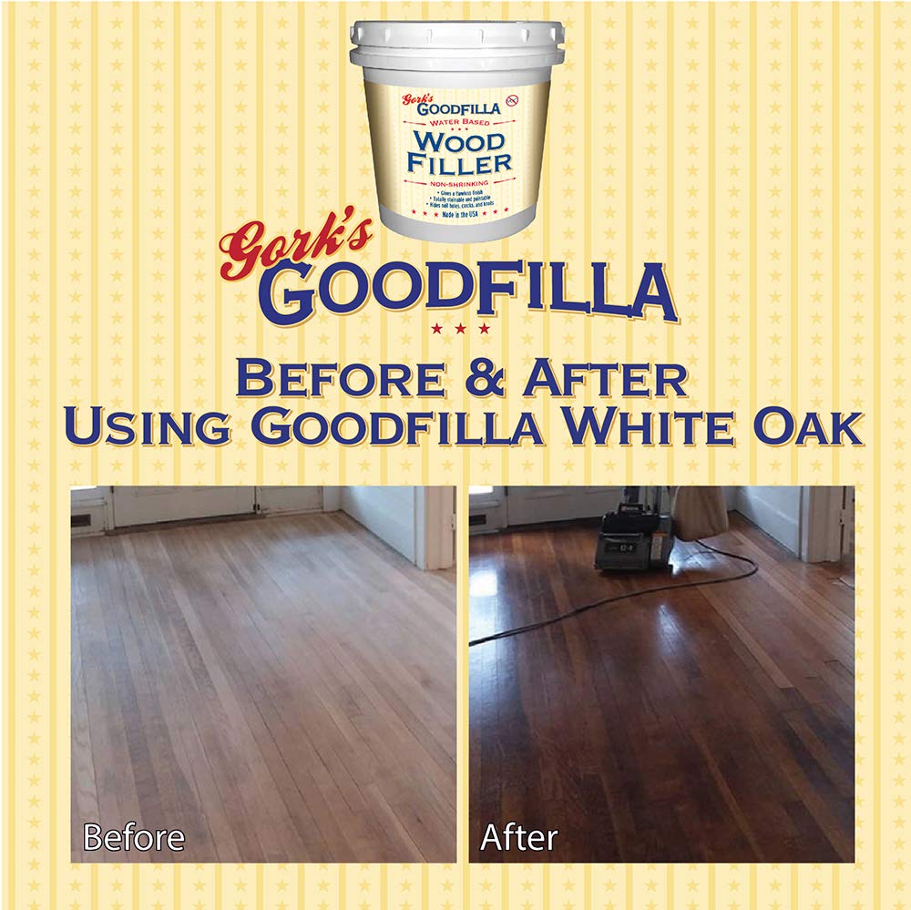 Close-up texture of Goodfilla wood filler for smooth repairs