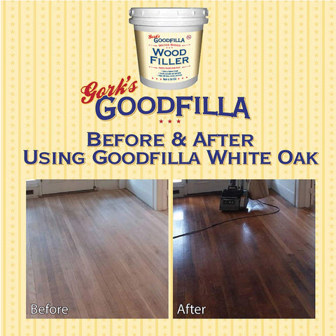 Close-up texture of Goodfilla wood filler for smooth repairs