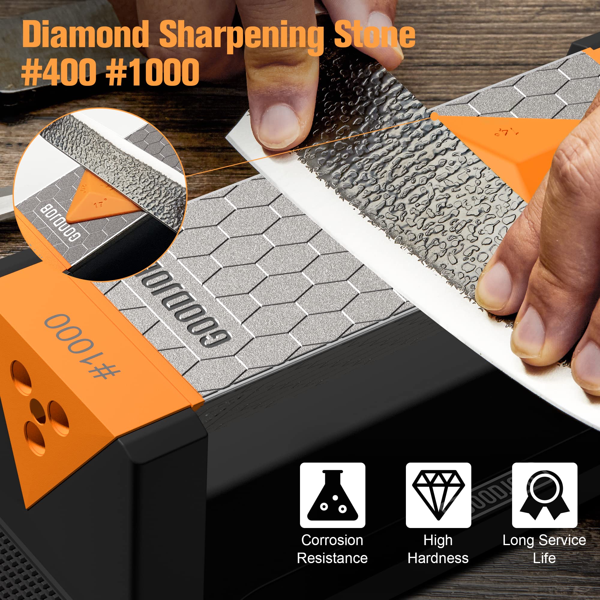 Goodjob 3-in-1 sharpening base providing stable support