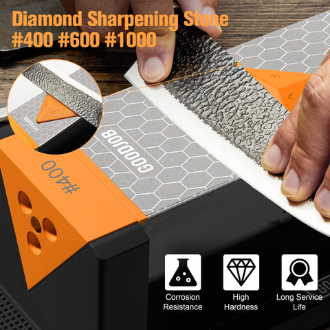 goodjob angle guide showing 14/17/20 degree sharpening settings
