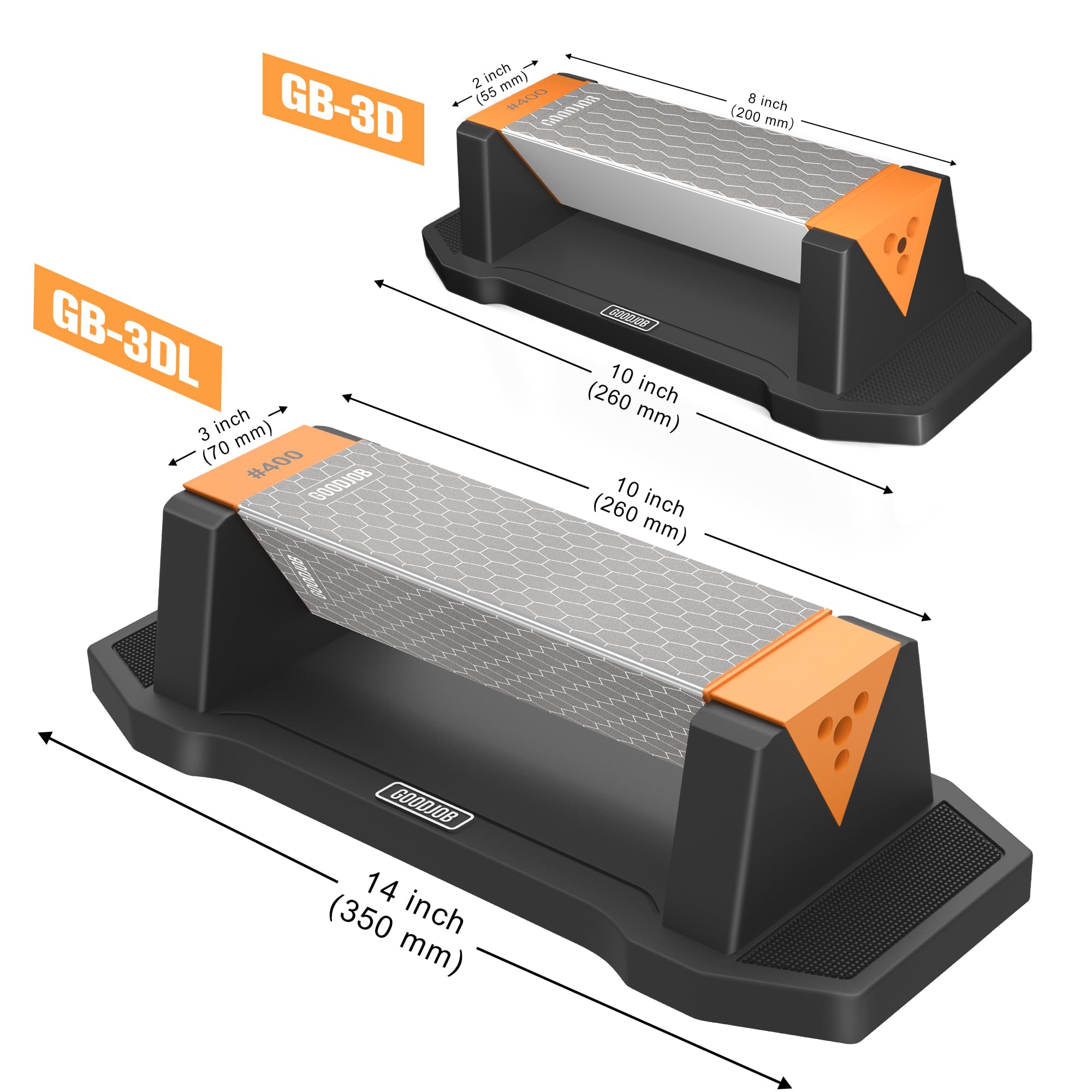 goodjob extra-large diamond sharpening stone 600 grit medium sharpening