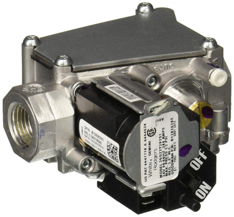 Goodman B1282628S gas valve assembly for reliable furnace operation.