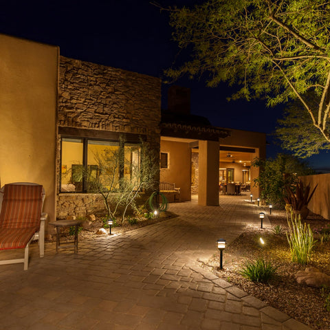 GOODSMANN outdoor lighting enhances safety and curb appeal after dusk.