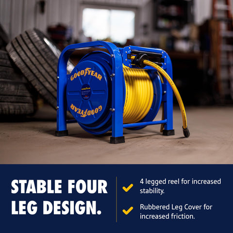 Kink-resistant hose design ensures uninterrupted airflow.