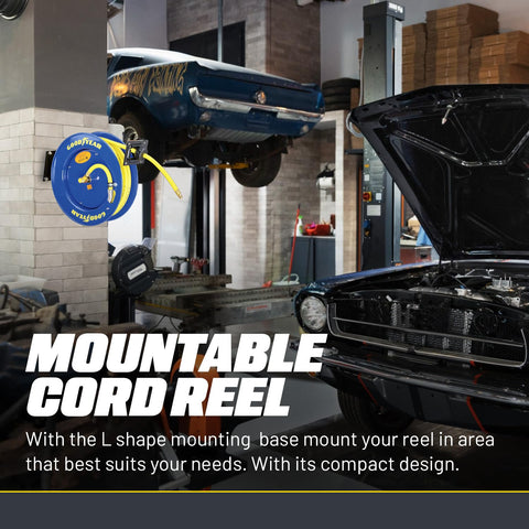 Goodyear swivel inlet detail highlighting leak prevention feature.