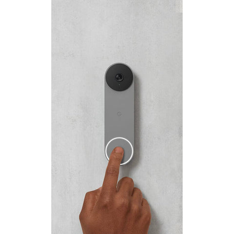 Google Nest Doorbell Battery Ash installation-ready setup for quick wireless install.