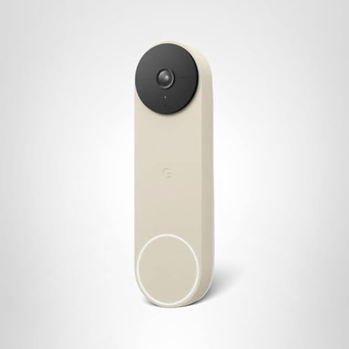 Google Nest Doorbell (Battery) Linen package alerts for deliveries.