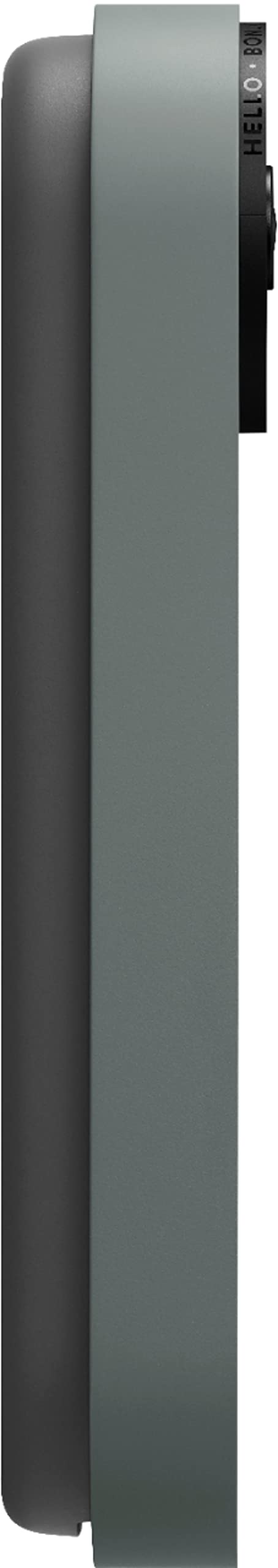 Google Nest Doorbell Battery side view demonstrates flexible wire-free installation