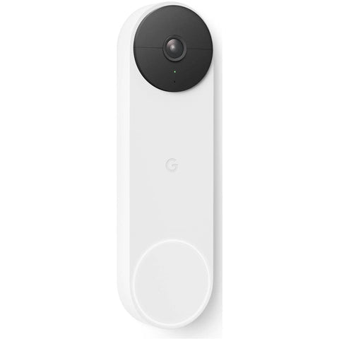 Google Nest Doorbell Battery Snow night vision provides clear views after dark
