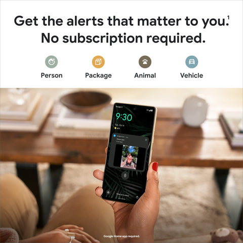 Google Nest Doorbell wired 2nd gen person alert highlights expected visitors