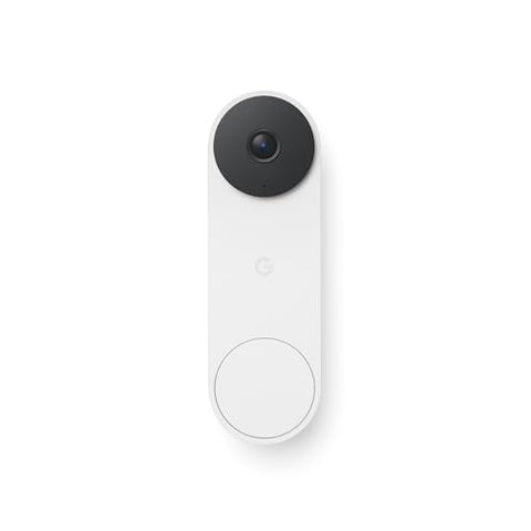 Google Nest Doorbell wired with Gemini insights summarizes doorstep events for quick review.
