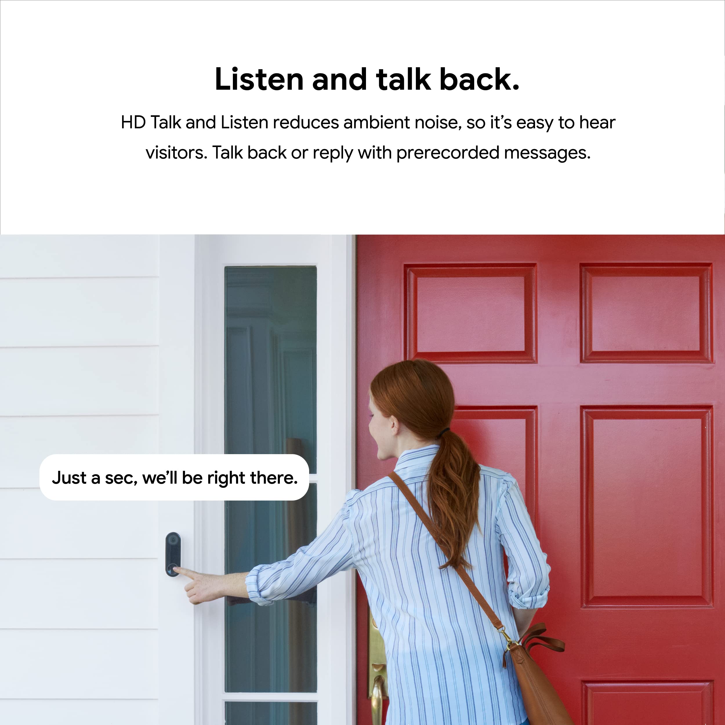 Google Nest Doorbell wired package detection flags deliveries for easy pickup
