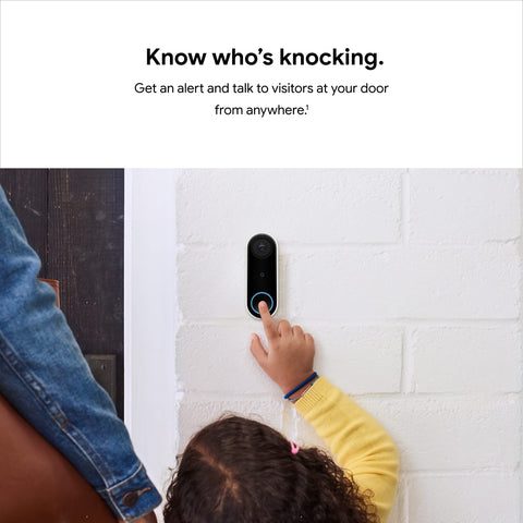 Google Nest Doorbell wired person alerts highlight human visitors at your entry