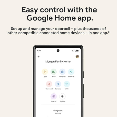 Google Nest Doorbell Pro Snow — HDR display preserves detail in sun and shadow