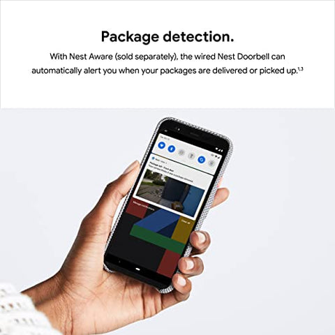 Google Nest Doorbell wired three-hour history review of recent activity