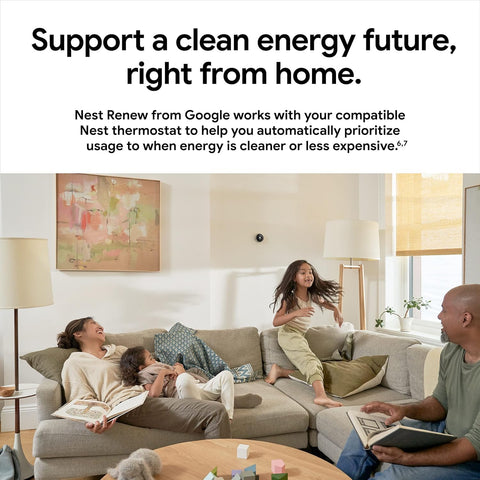 Google Nest Learning Thermostat app control screen on mobile device